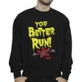 Miniatyrbilde 3 av 4: Netflix Mens Stranger Things You Better Run Sweatshirt