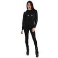 Miniatyrbillede 4 af 5: Marvel Womens/Ladies Black Panther Eyes Hoodie