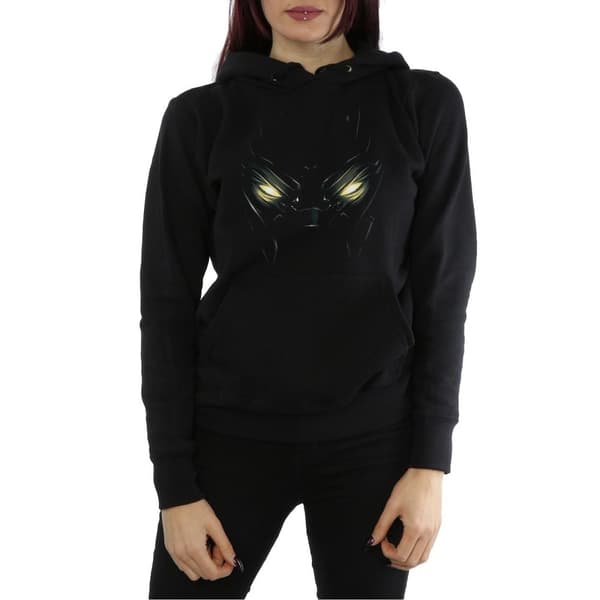 Marvel Womens/Ladies Black Panther Eyes Hoodie