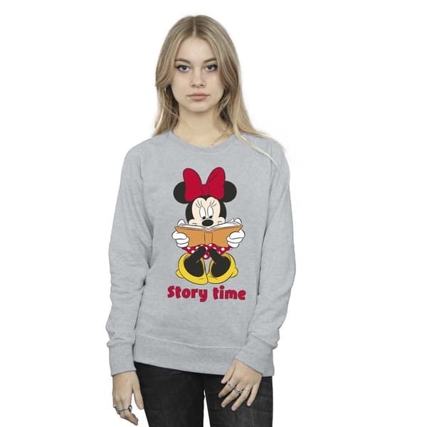 Disney Womens/Ladies Minnie Mouse Story Time Sweatshirt