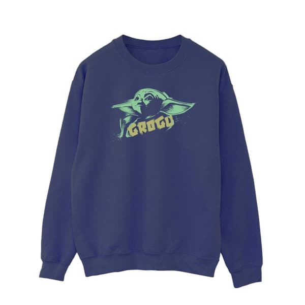 Star Wars Mens The Mandalorian Grogu The Child Splat Sweatshirt