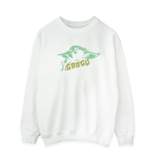 Star Wars Mens The Mandalorian Grogu The Child Splat Sweatshirt