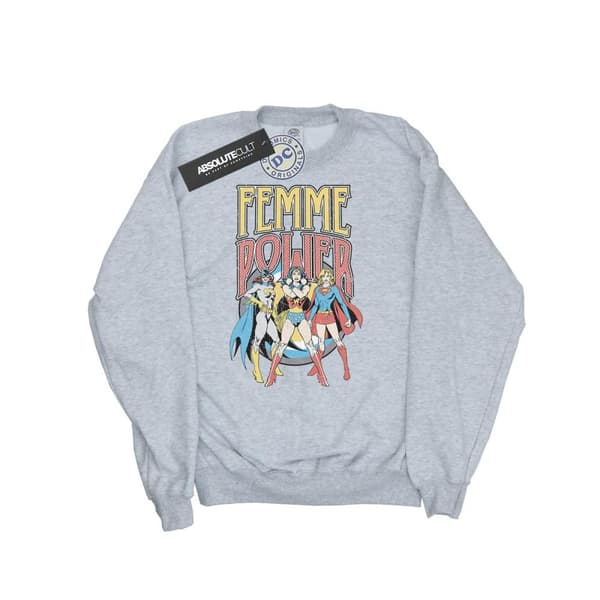 DC Comics Mens Wonder Woman Femme Power Sweatshirt