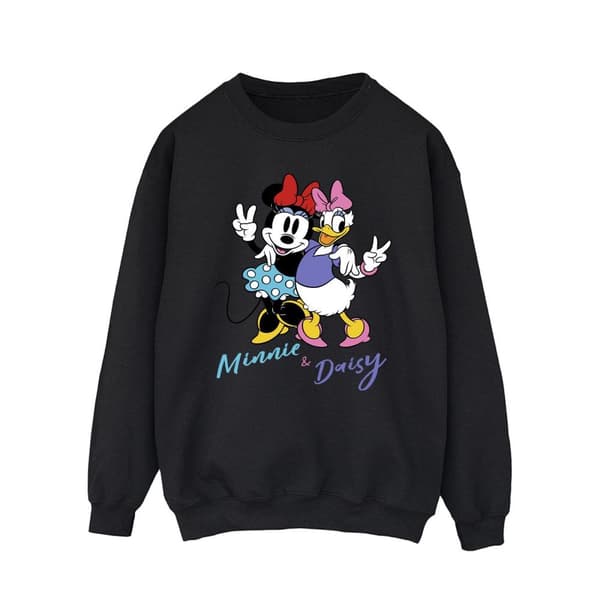 Disney Mens Minnie Mouse And Daisy Sweatshirt