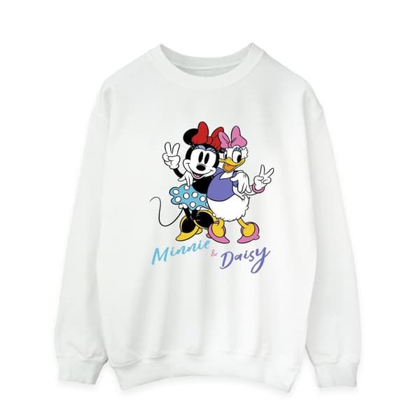 Disney Mens Minnie Mouse And Daisy Sweatshirt