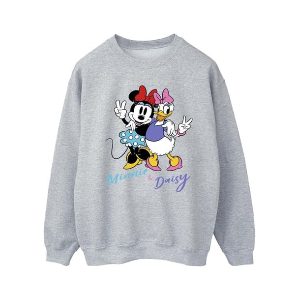 Disney Mens Minnie Mouse And Daisy Sweatshirt