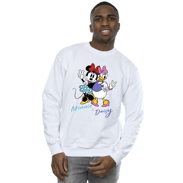 Disney Mens Minnie Mouse And Daisy Sweatshirt