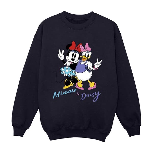 Disney Mens Minnie Mouse And Daisy Sweatshirt