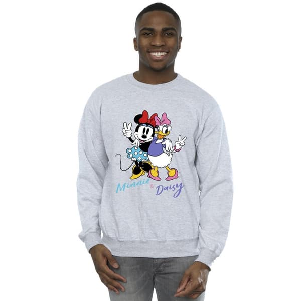 Disney Mens Minnie Mouse And Daisy Sweatshirt