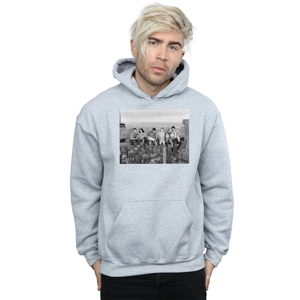 Friends Mens Construction Photo Hoodie