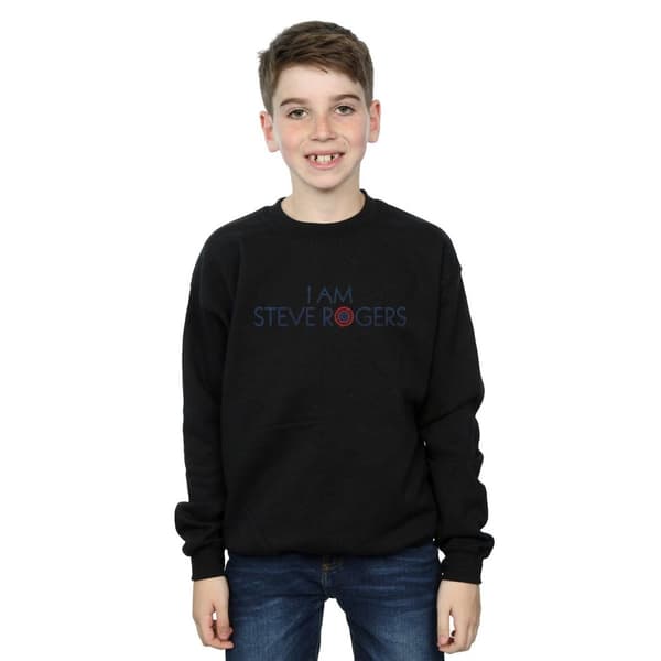 Marvel Boys Avengers Infinity War I Am Steve Rogers Sweatshirt