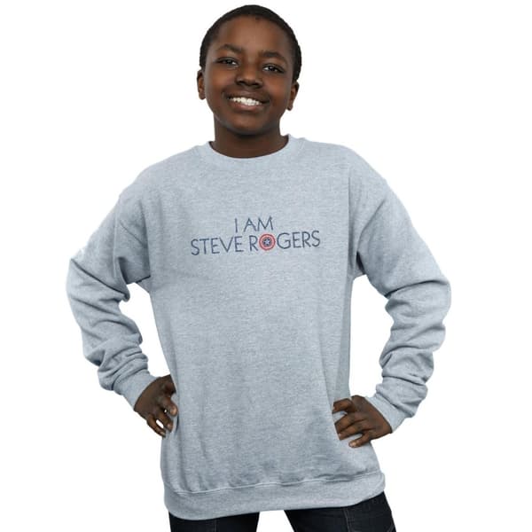 Marvel Boys Avengers Infinity War I Am Steve Rogers Sweatshirt