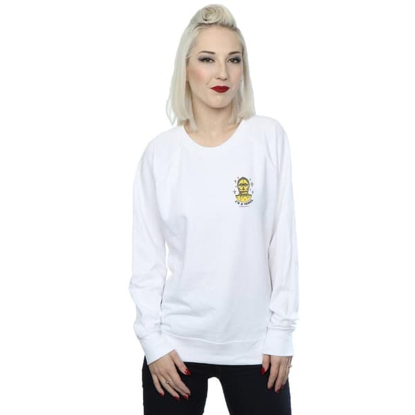 Star Wars Womens/Ladies C-3PO I´m A Rebel Chest Print Sweatshirt