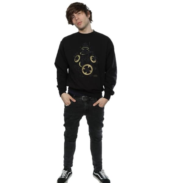 Star Wars Mens The Last Jedi BB-8 Deconstructed Sweatshirt