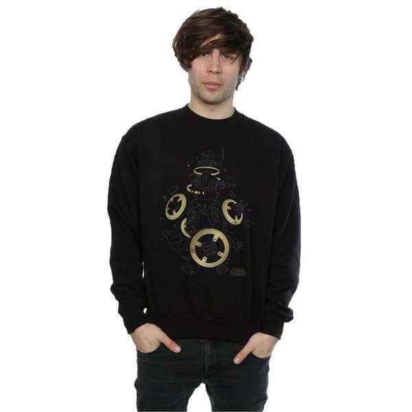Star Wars Mens The Last Jedi BB-8 Deconstructed Sweatshirt