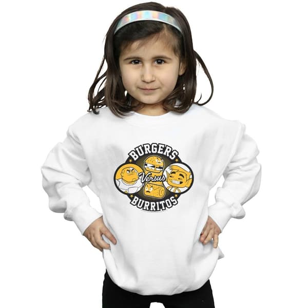 DC Comics Girls Teen Titans Go Burgers Vs Burritos Sweatshirt