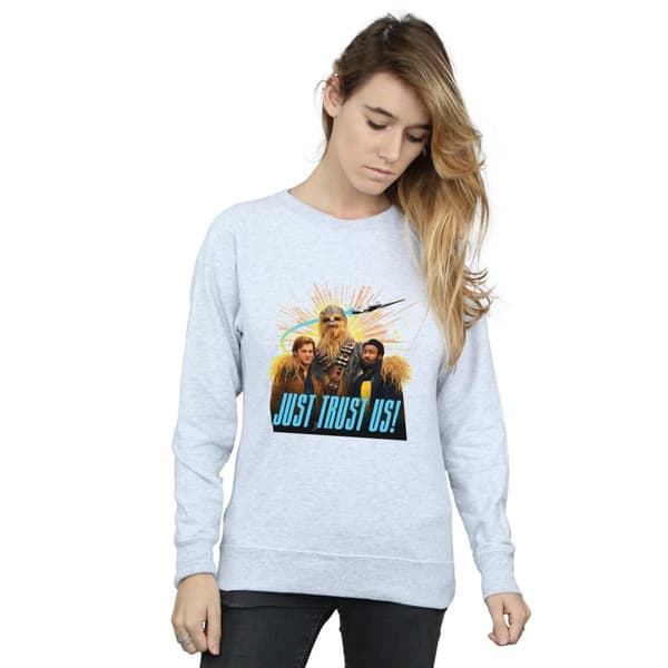 Star Wars Solo Just Trust Us - Sweatshirt för damer/kvinnor