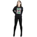 Miniatyrbillede 4 af 5: DC Comics Womens/Ladies Chibi Joker Playing Card Sweatshirt