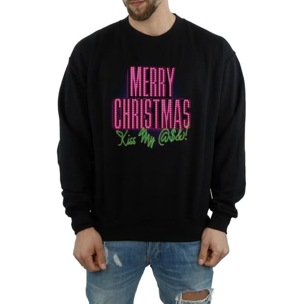 National Lampoon´s Christmas Vacation Mens Kiss My Ass Sweatshirt