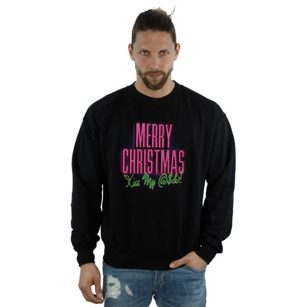 National Lampoon´s Christmas Vacation Mens Kiss My Ass Sweatshirt