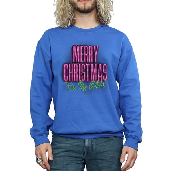 National Lampoon´s Christmas Vacation Mens Kiss My Ass Sweatshirt