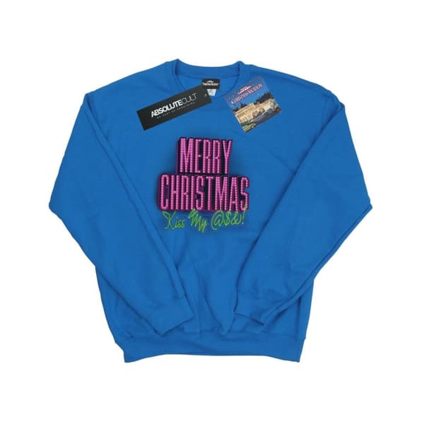 National Lampoon´s Christmas Vacation Mens Kiss My Ass Sweatshirt