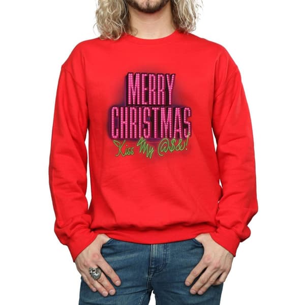 National Lampoon´s Christmas Vacation Mens Kiss My Ass Sweatshirt