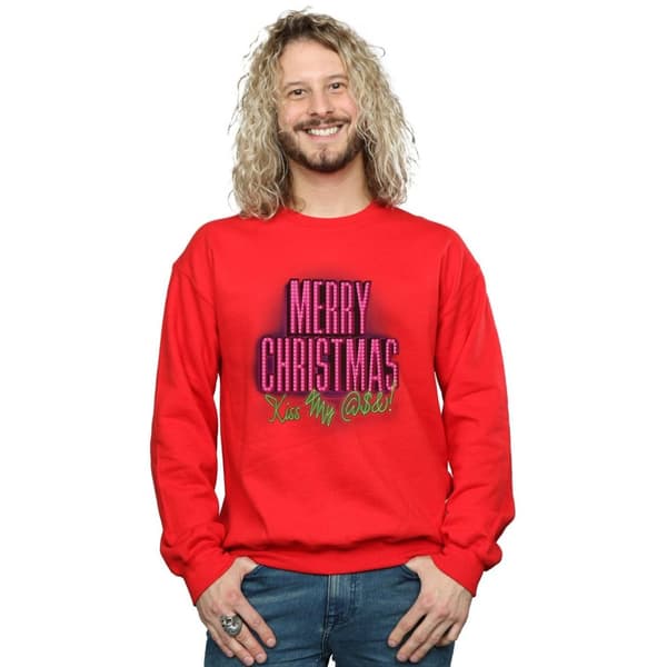 National Lampoon´s Christmas Vacation Mens Kiss My Ass Sweatshirt