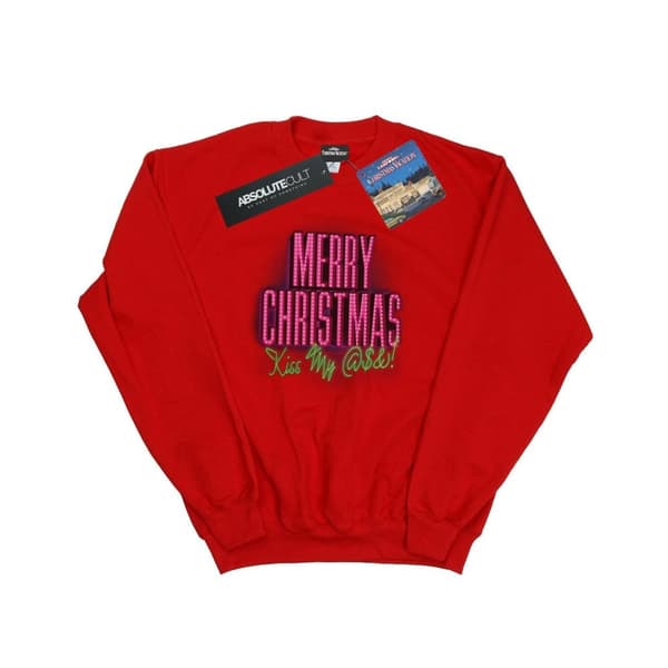 National Lampoon´s Christmas Vacation Mens Kiss My Ass Sweatshirt