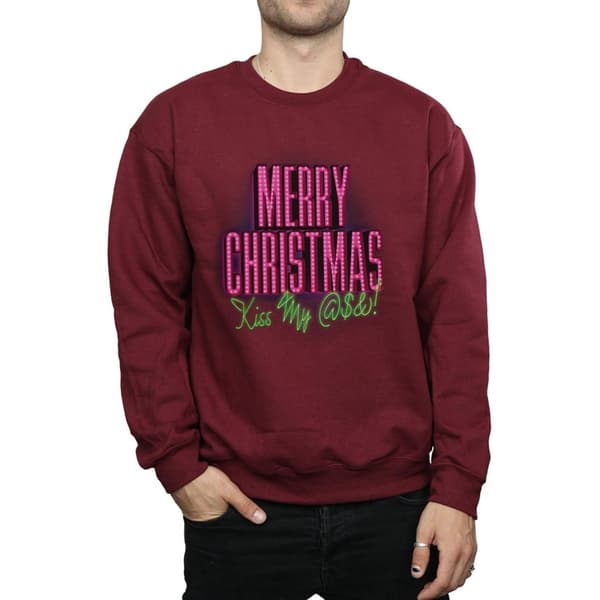 National Lampoon´s Christmas Vacation Mens Kiss My Ass Sweatshirt