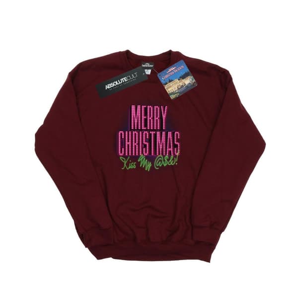 National Lampoon´s Christmas Vacation Mens Kiss My Ass Sweatshirt