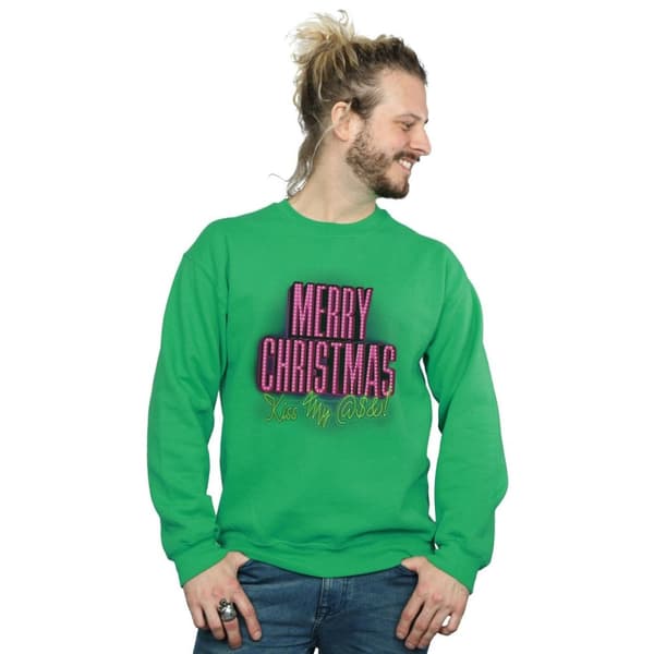 National Lampoon´s Christmas Vacation Mens Kiss My Ass Sweatshirt