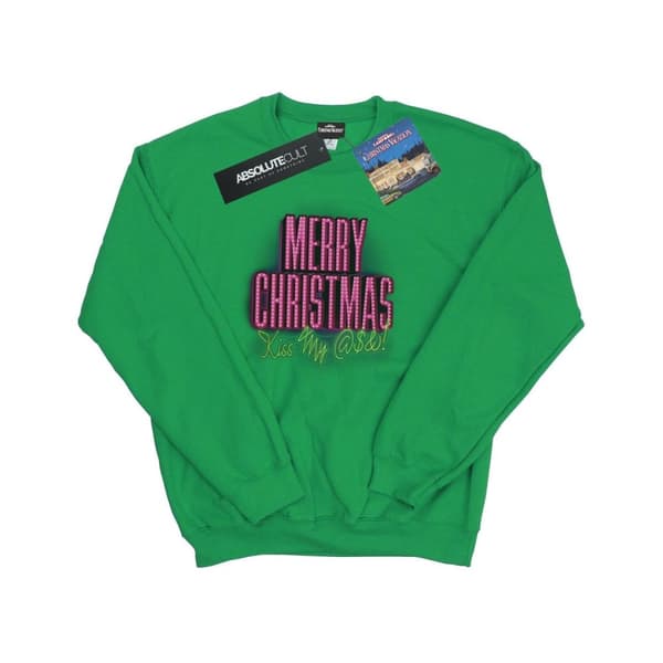 National Lampoon´s Christmas Vacation Mens Kiss My Ass Sweatshirt