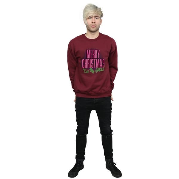 National Lampoon´s Christmas Vacation Mens Kiss My Ass Sweatshirt