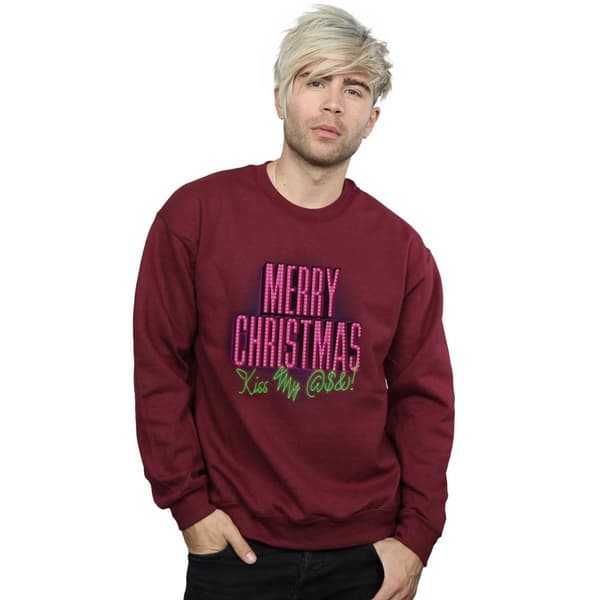 National Lampoon´s Christmas Vacation Mens Kiss My Ass Sweatshirt