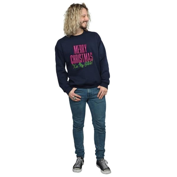 National Lampoon´s Christmas Vacation Mens Kiss My Ass Sweatshirt