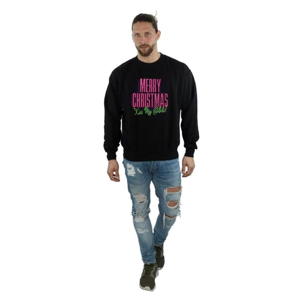National Lampoon´s Christmas Vacation Mens Kiss My Ass Sweatshirt