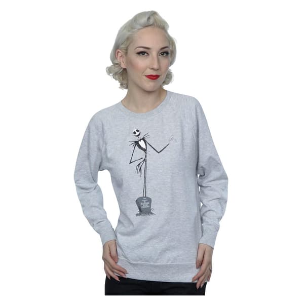 Disney Womens/Ladies Nightmare Before Christmas Jack Pose Sweatshirt