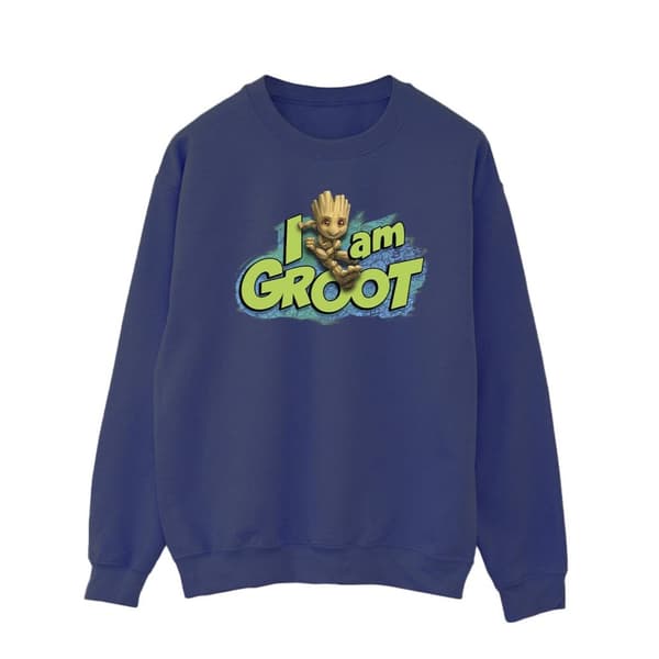 Marvel Guardians Of The Galaxy I Am Groot Jumping Sweatshirt - herr