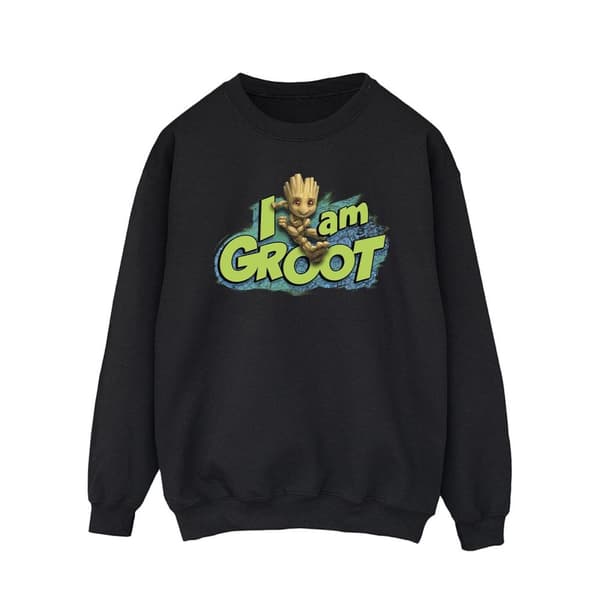 Marvel Guardians Of The Galaxy I Am Groot Jumping Sweatshirt - herr