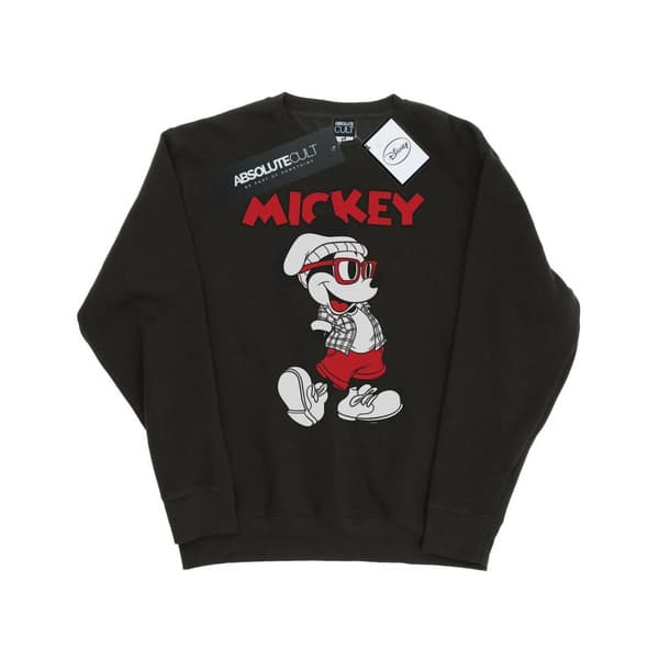 Disney Womens/Ladies Mickey Mouse Hipster Sweatshirt