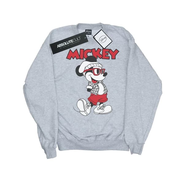 Disney Womens/Ladies Mickey Mouse Hipster Sweatshirt