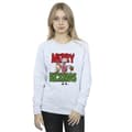 Pikkukuva 2 / 3: Rick And Morty Womens/Ladies Merry Rickmas Sweatshirt