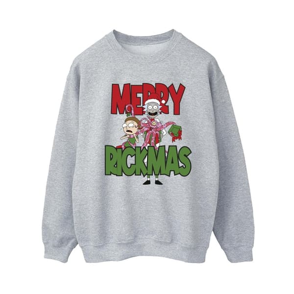 Rick And Morty Womens/Ladies Merry Rickmas Sweatshirt