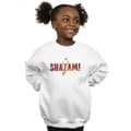 Miniatyrbild 2 av 3: DC Comics Sweatshirt med Shazam-filmlogotyp för flickor