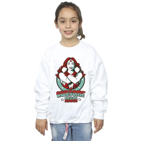 DC Comics Girls Wonder Woman Wonderful Mum Sweatshirt
