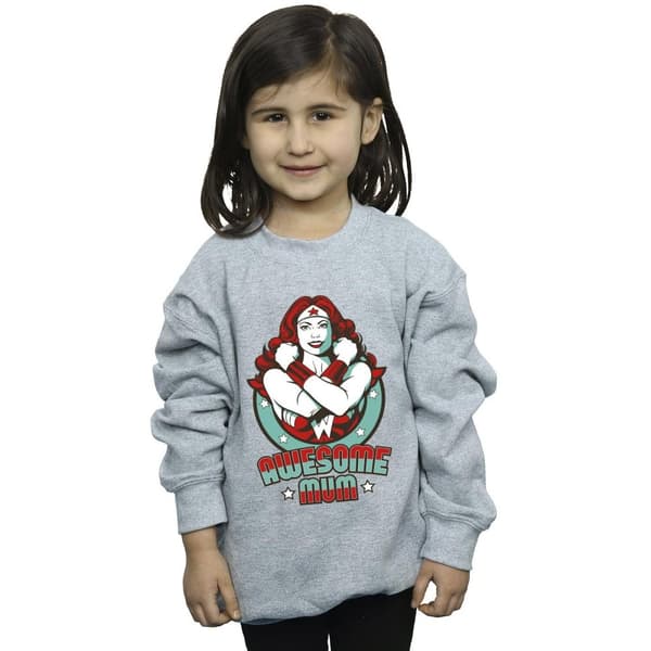 DC Comics Girls Wonder Woman Wonderful Mum Sweatshirt