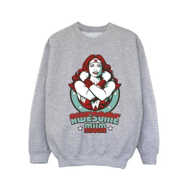 DC Comics Girls Wonder Woman Wonderful Mum Sweatshirt