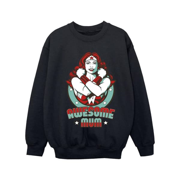 DC Comics Girls Wonder Woman Wonderful Mum Sweatshirt