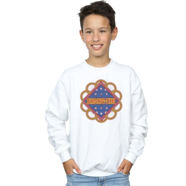 Marvel Pojkar Shang-Chi And The Legend Of The Ten Rings Neon Ring Logo Sweatshirt